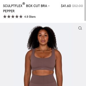 Set Active Box Cut Bra